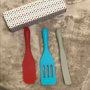 Mad Hungry Three pce Silicone Spurtle Kitchen Spatula Set